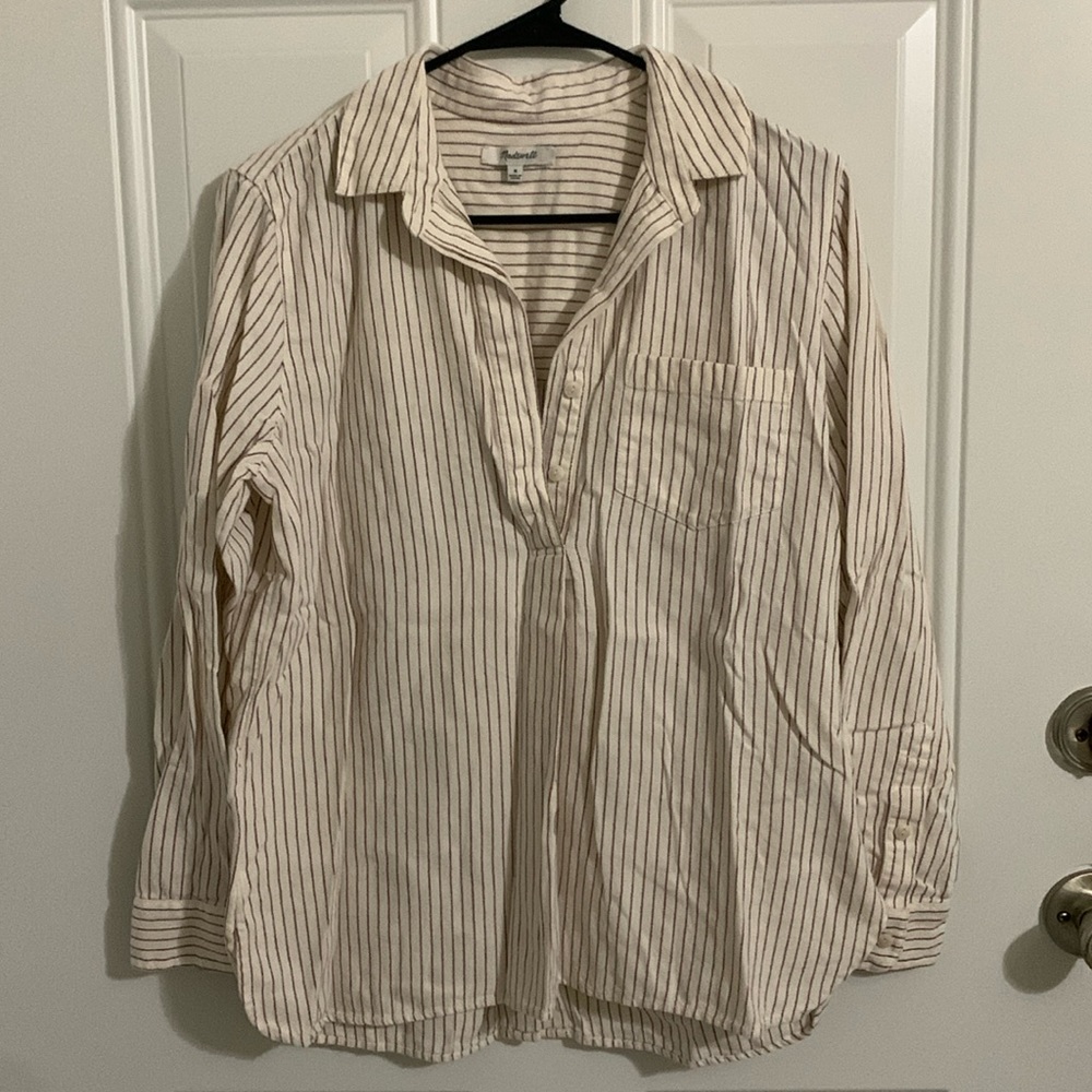 Madewell longsleeve button up.